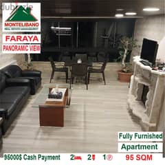 95000$ Cash Payment!! Apartment for sale in Faraya!!