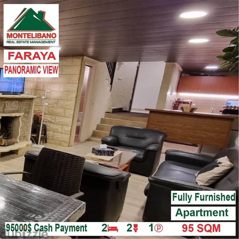 95000$ Cash Payment!! Apartment for sale in Faraya!! 1