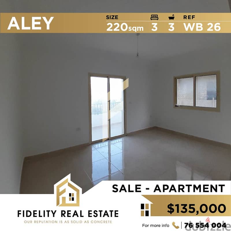 Apartment for sale in Aley WB26 0