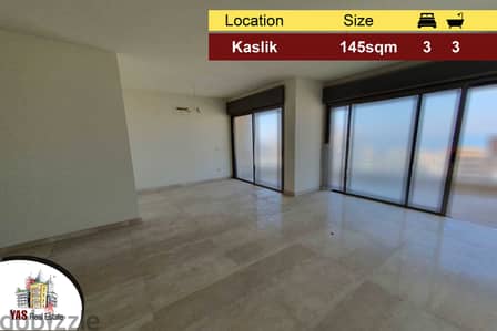 Kaslik 145m2 | Luxury | Open Sea View | Near USEK | KH |