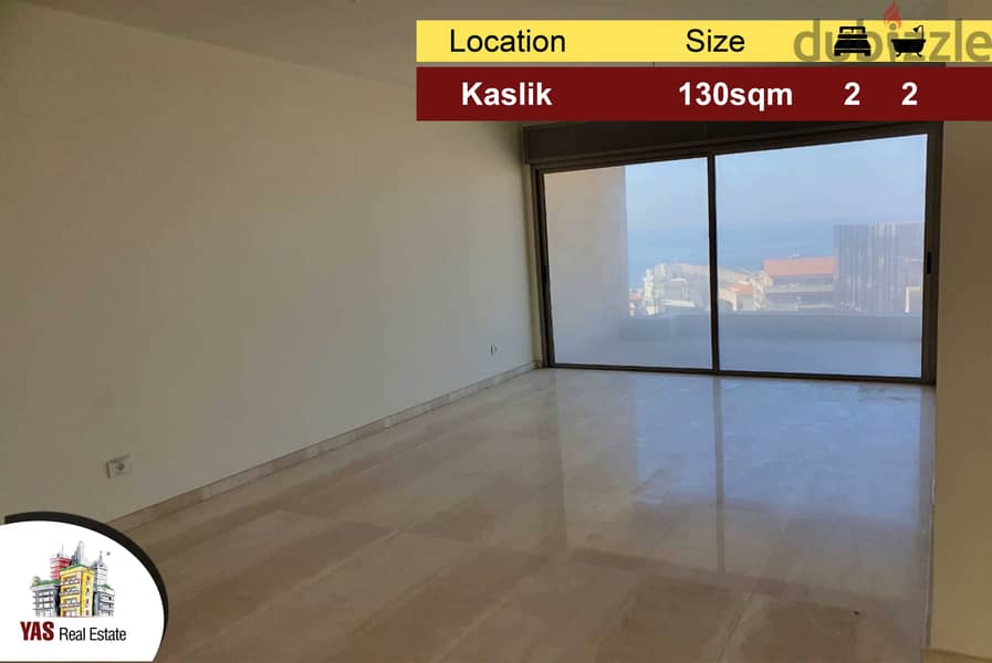 Kaslik 130m2 | Sea View | Prime Location | High-End | KH | 0