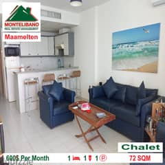 Chalet for rent in Maameltein!!!