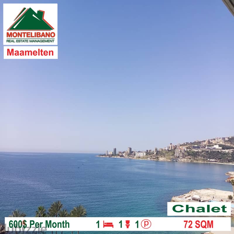 Chalet for rent in Maameltein!!! 1