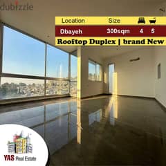 Dbayeh 300m2 | Duplex Rooftop | Prime Location | Brand new | MJ |