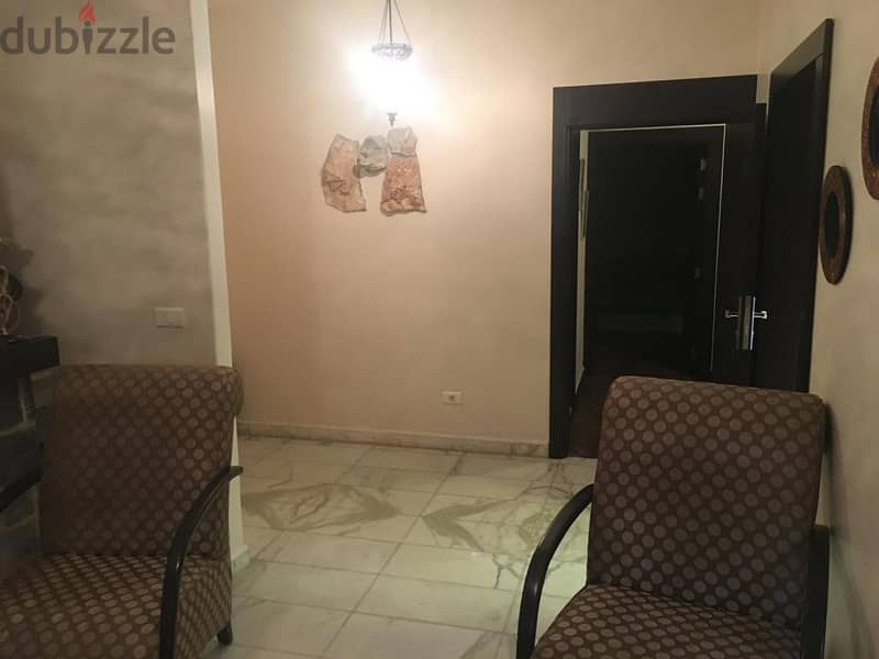 Furnished apartment with garden for sale in Baabdat 13