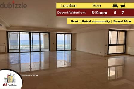 Dbayeh/Waterfront 619m2 | Rent | Gated community | Brand New | MJ |