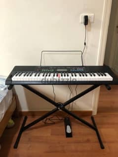 Casio CTK-3400SK (sustain pedal and stand) 0