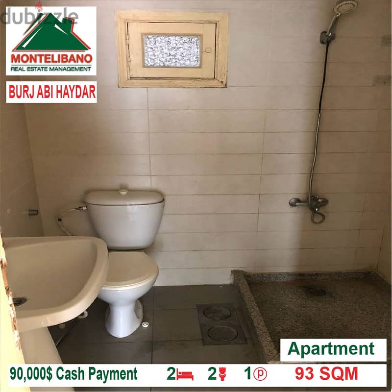 90,000$ Cash Payment!! Apartment for sale in Burj Abi Haydar!! 3