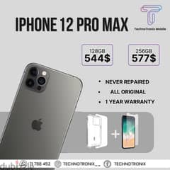 iPhone 12 Pro Max 128Gb & 256Gb Never Repaired All Original