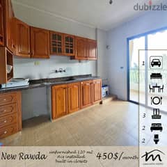 New Rawda | 24/7 Electricity | 3 Balconies | 2 Bedrooms | Parking Lots
