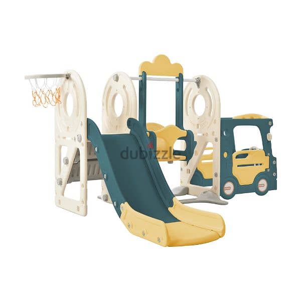 Kids Swing-N-Slide with Bus Play Structure 2
