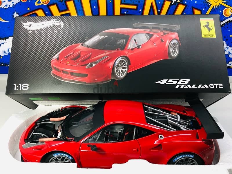 1/18 diecast Full Opening  Ferrari 458 ITALIA GT2 by Super Elite 1