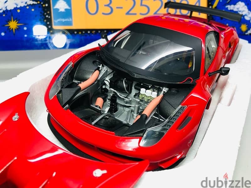 1/18 diecast Full Opening  Ferrari 458 ITALIA GT2 by Super Elite 3