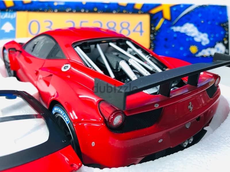 1/18 diecast Full Opening  Ferrari 458 ITALIA GT2 by Super Elite 4