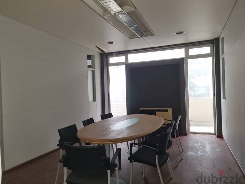 L14747-450 SQM Furnished Office for Rent in Verdun, Ras Beirut 2