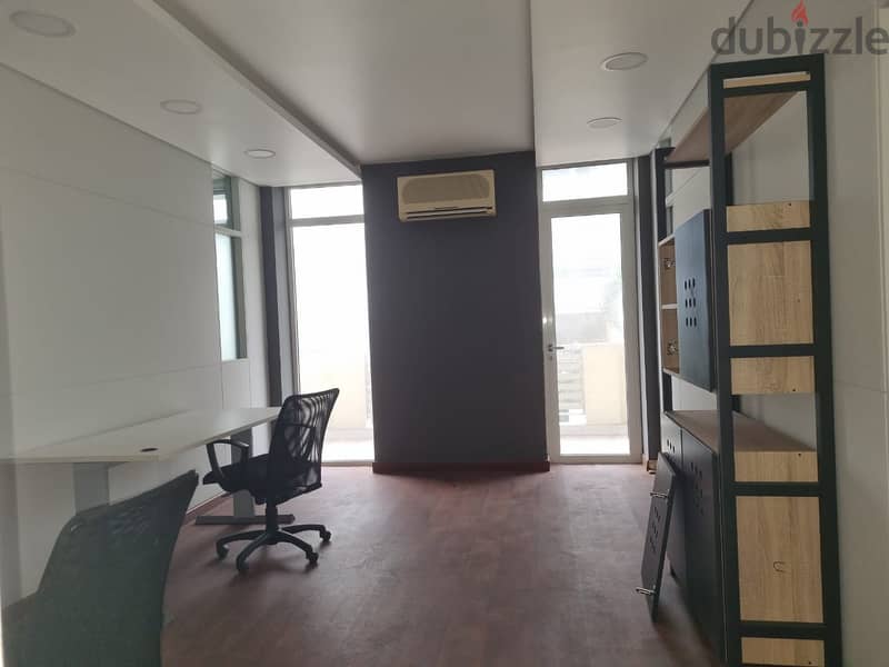 L14747-450 SQM Furnished Office for Rent in Verdun, Ras Beirut 3