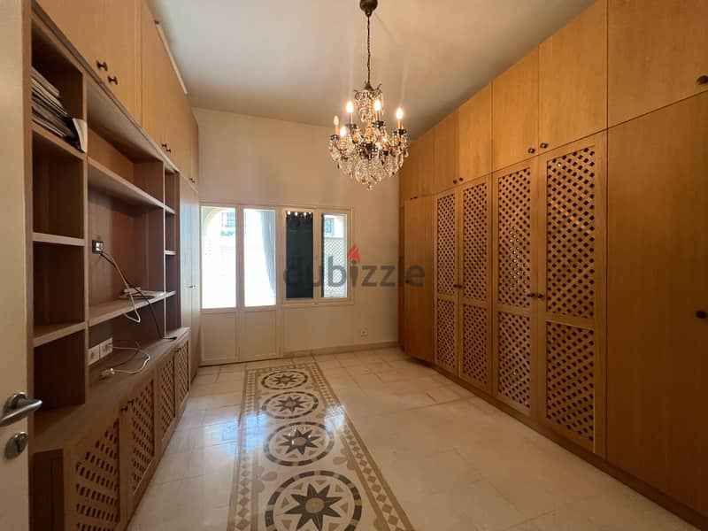 L14750-High Ceiling Vintage Apartment for Rent In Achrafieh 1