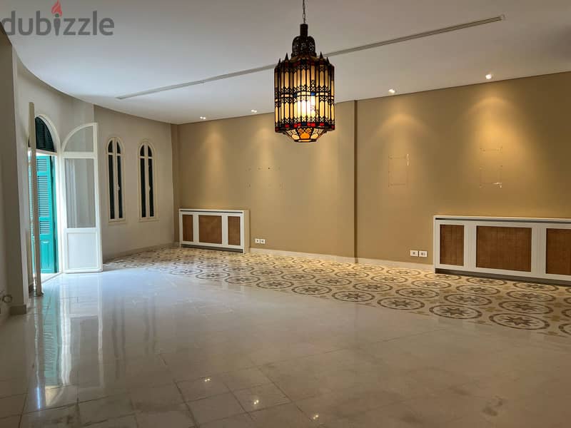 L14750-High Ceiling Vintage Apartment for Rent In Achrafieh 3