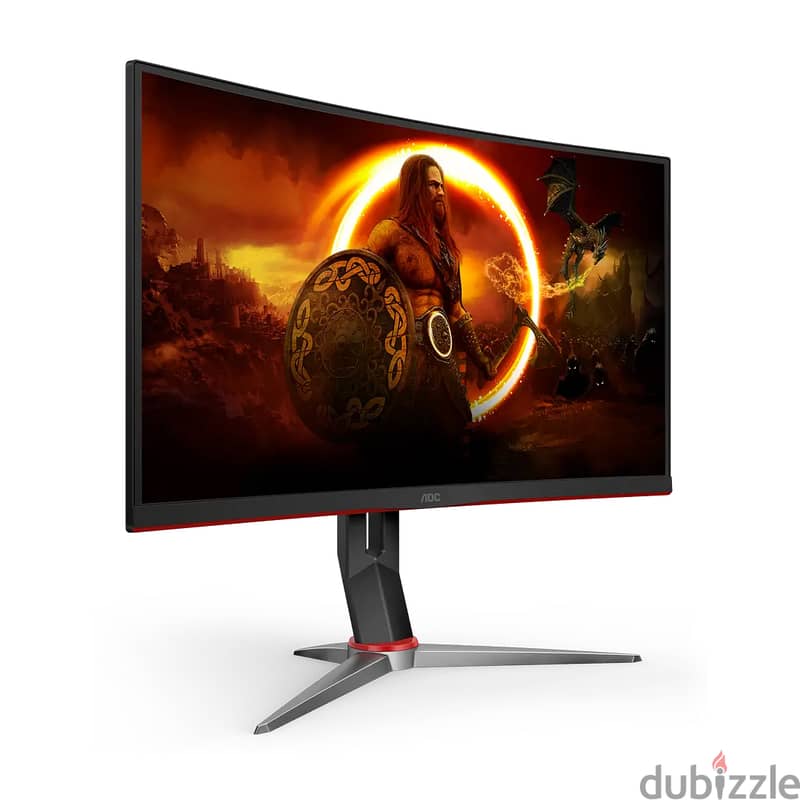 Curved Gaming Monitor AOC 27-INCH 240hz 0.5ms 1500r Curvature 1