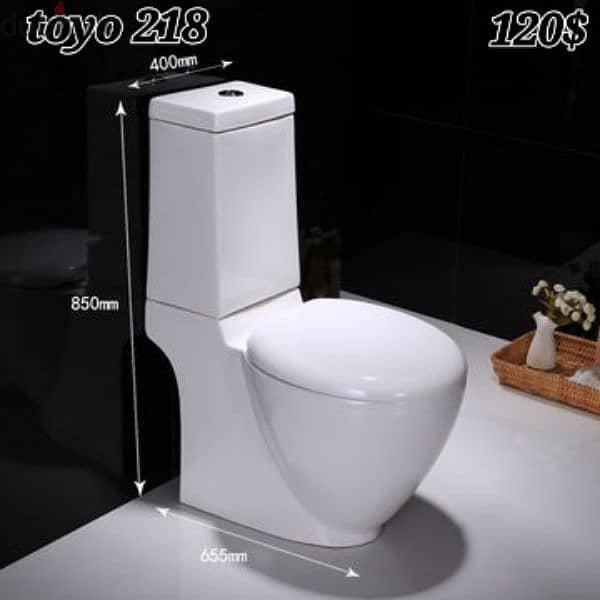 طقم حمام(مغسلة بعامود)bathroom toilet sets(sink and toilet seat) 13