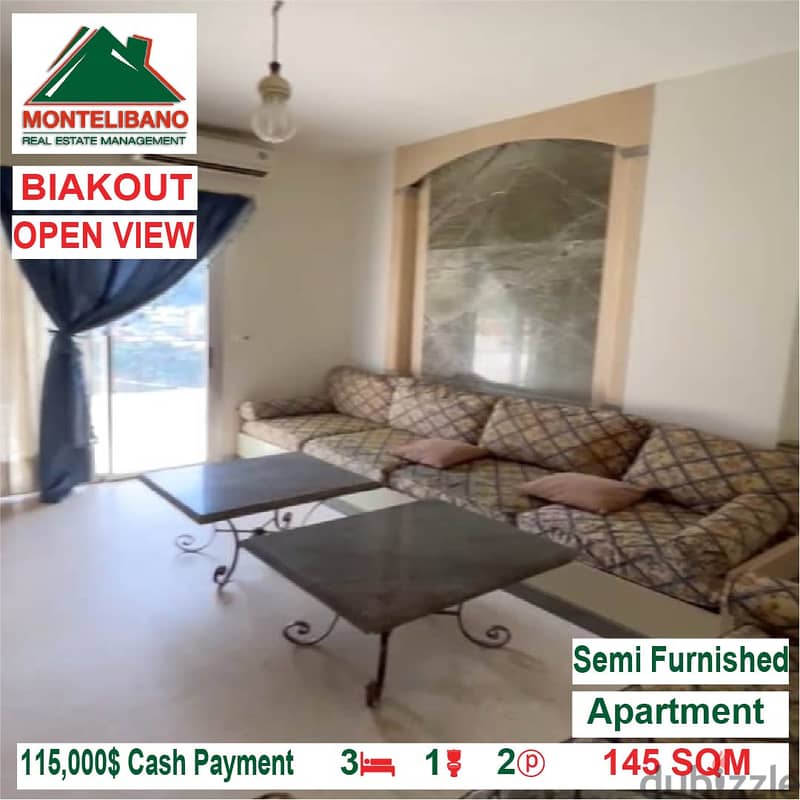 115,000$ Cash Payment!! Apartment for sale in Biakout!! 0