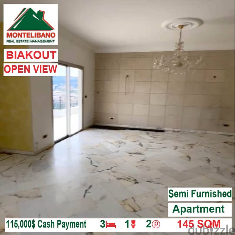 115,000$ Cash Payment!! Apartment for sale in Biakout!! 1