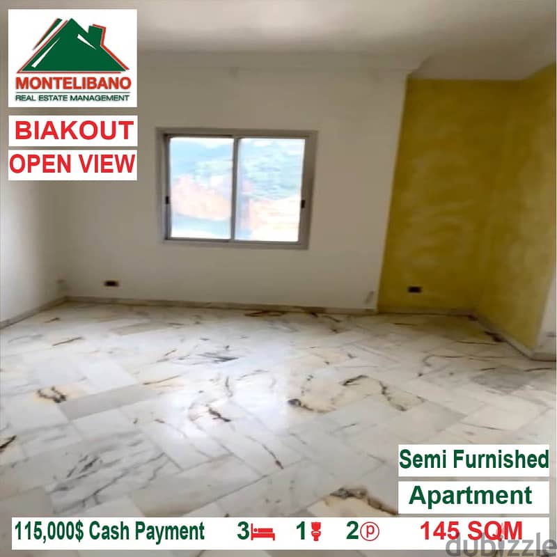 115,000$ Cash Payment!! Apartment for sale in Biakout!! 2