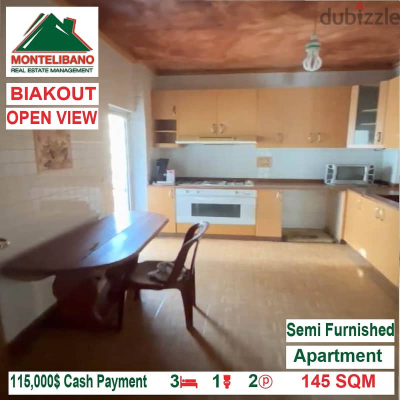 115,000$ Cash Payment!! Apartment for sale in Biakout!! 4