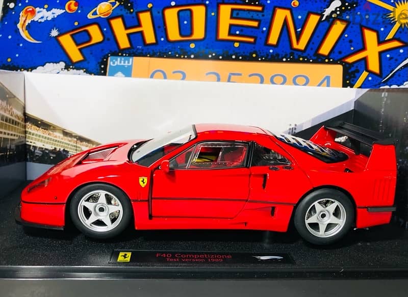 1:18 diecast Full Opening RARE Ferrari F40 Competizione By Super Elite 0