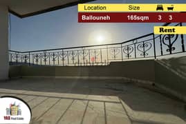 Ballouneh 165m2 | Terrace | Rent | Catch | Panoramic Sea View | KS IV