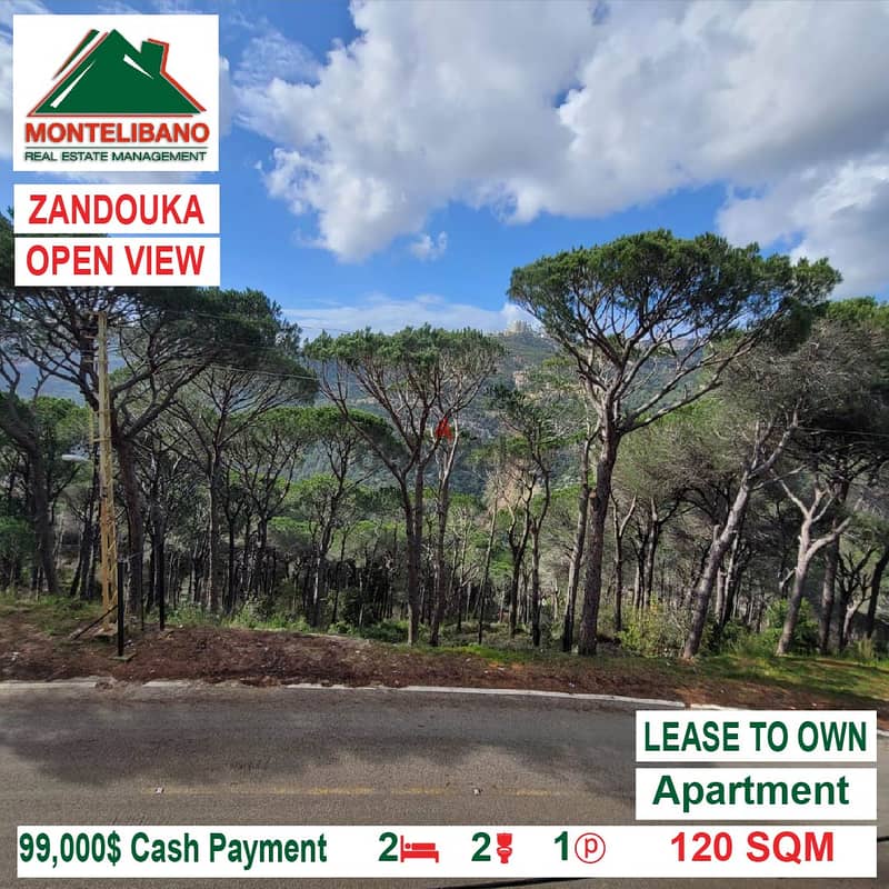 99000$!! Lease to own Apartment located in Zandouka 1
