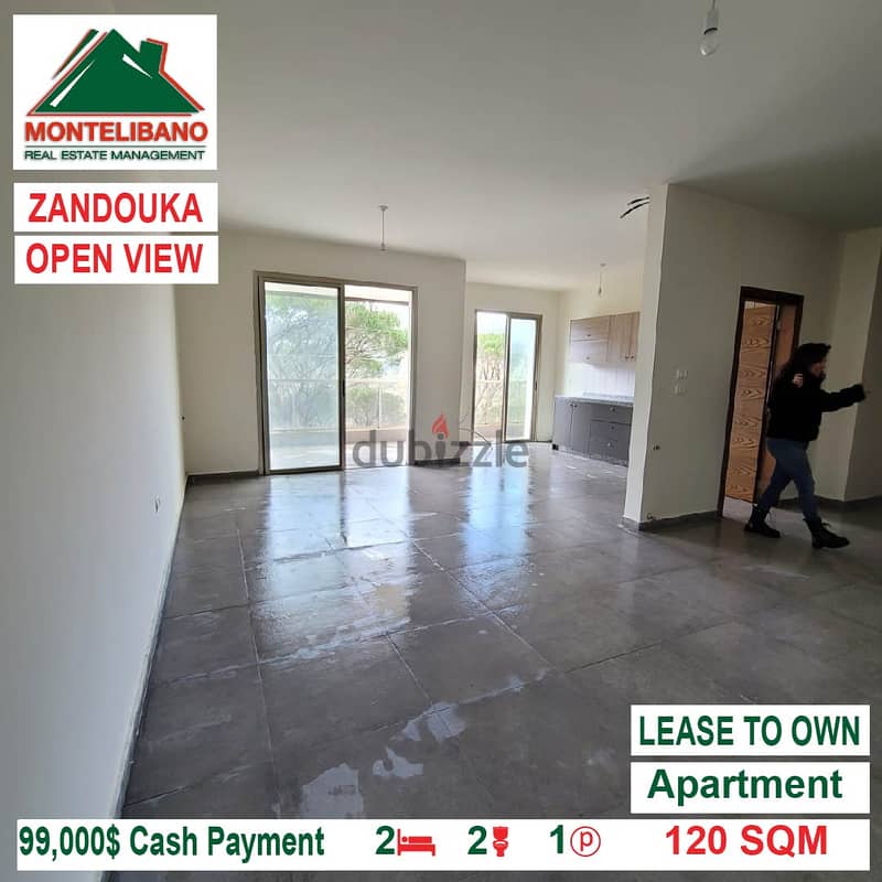 99000$!! Lease to own Apartment located in Zandouka 2