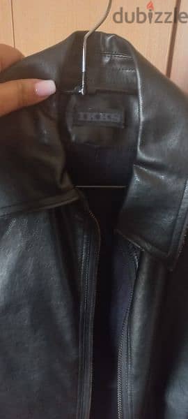 jacket leather black. 2
