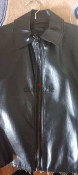 jacket leather black. 3