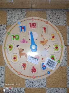 Telling the time Puzzle toy