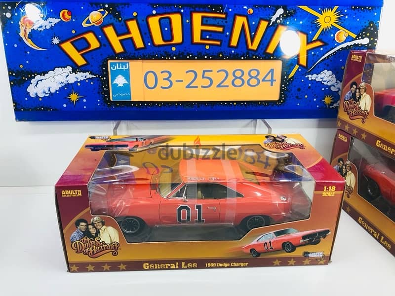 1/18 diecast General Lee Dodge Charger 69 Dukes of Hazard 1st Ed  Rare 2