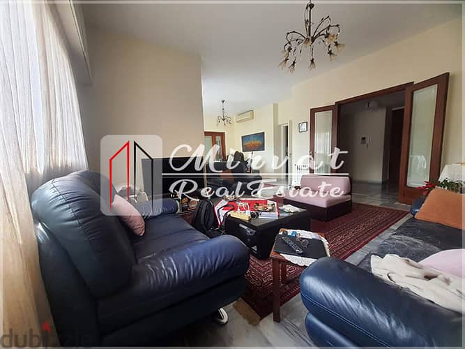 Spacious Apartment For Sale Horsh Tabet 310,000$|With Balcony 2