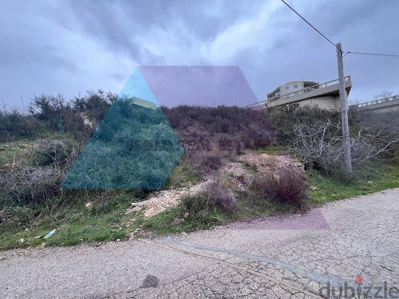 A 800 m2 land having an open mountain/sea view for sale in Ras osta 2