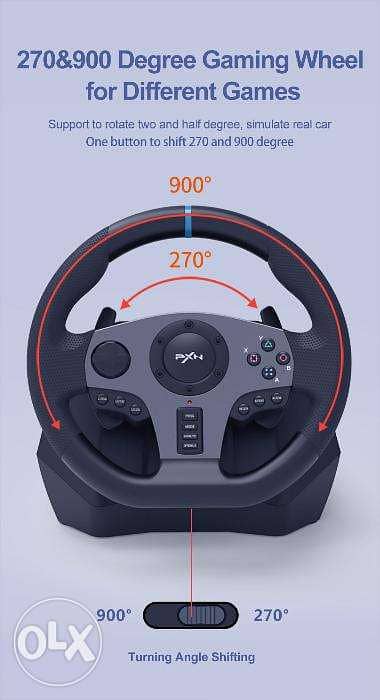 PXN V9 270/900 degree Steering Wheel 5
