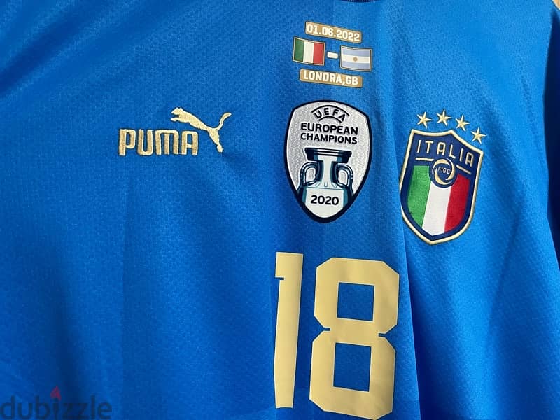 nicolo Barella 2022 italia puma special edition kit the final 2