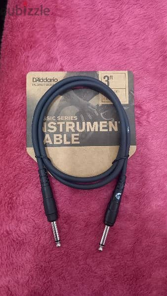 New D'addario jack cable (guitar & other instruments) 0