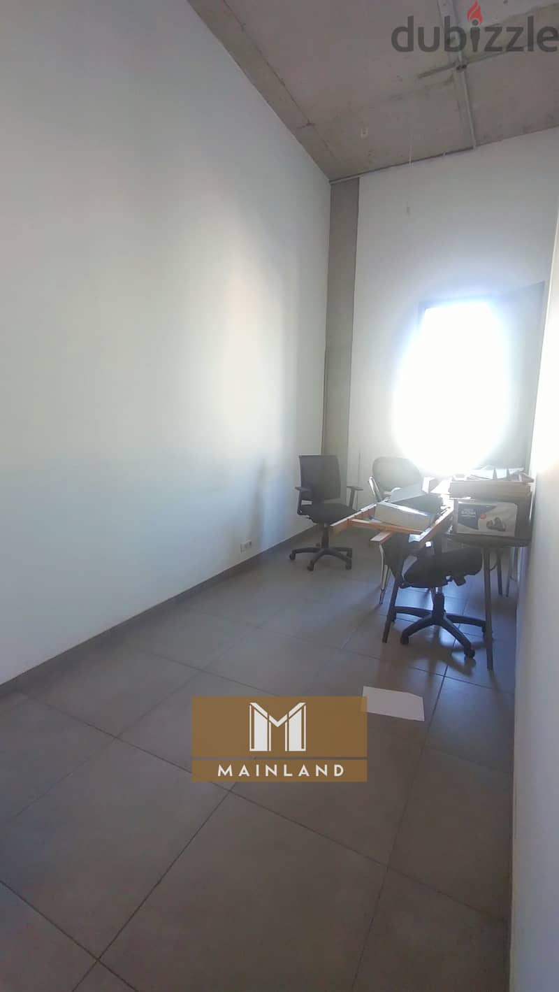 High Ceiling | Prime Spacious office for Rent in Zalka 4