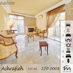 Ashrafieh | Decorated 3 Bedrooms Apartment | 3 Balconies | Catchy Deal 0