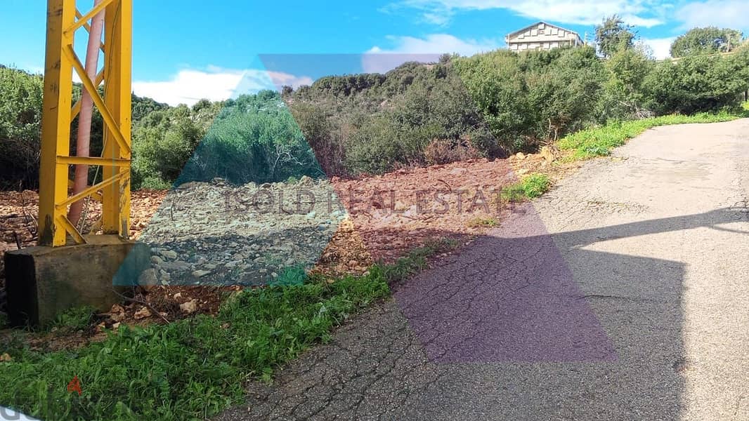 A 218 m2 land having an open mountain view for sale in Aabrine/Batroun 3