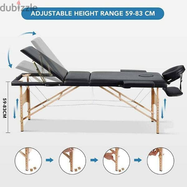 E-MEDIC: Portable massage bed 2
