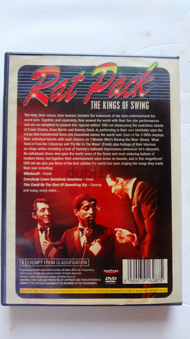 Rat pack Frank Sammy Dean 3 original dvds box 2