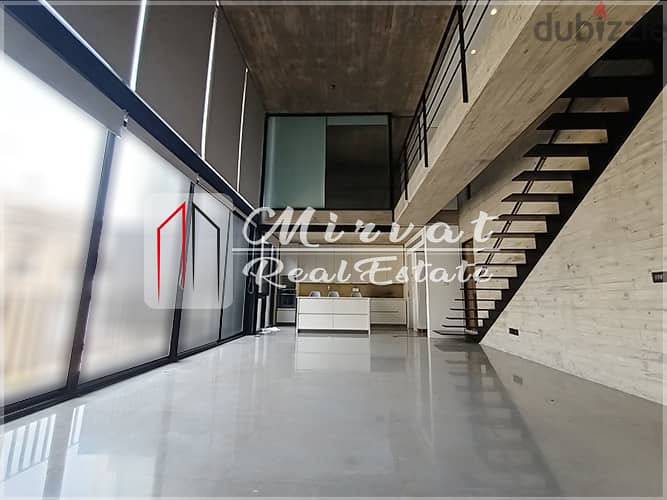 Modern Loft For Rent Achrafieh|New Modern Building 2