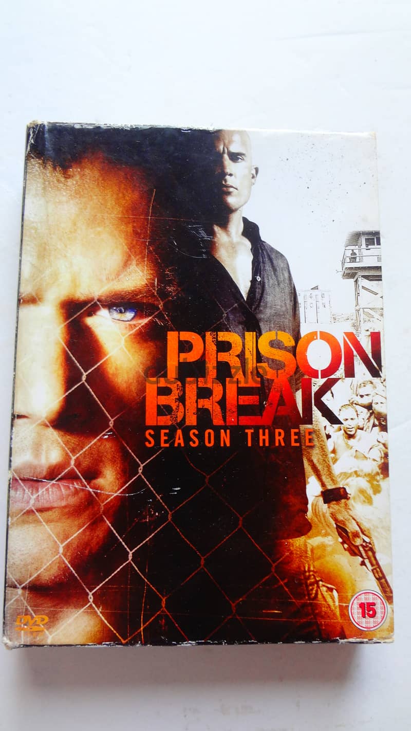Prison break seasons 1-2-3-4 original dvds 3