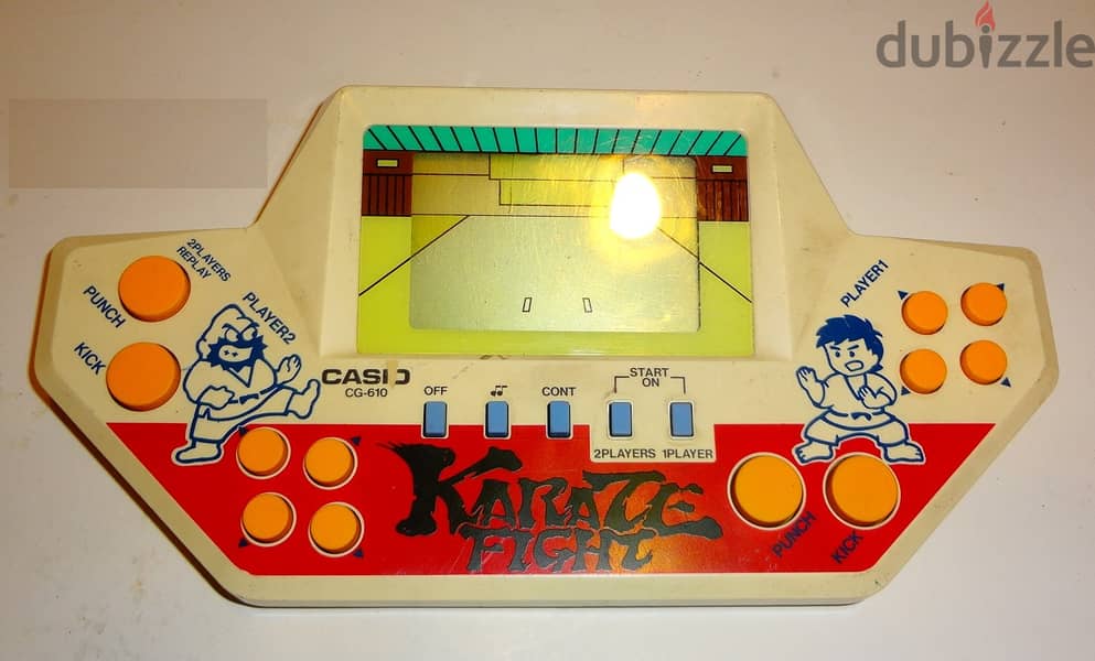 Vintage Casio Karate fight handled game 0