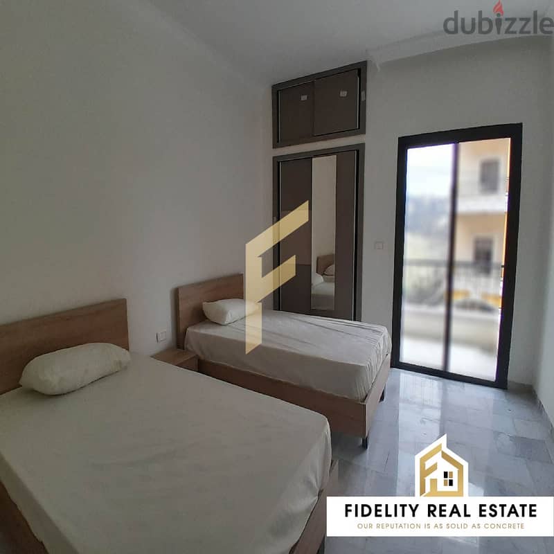 Furnished apartment for rent in Aley Abadieh WB32 5